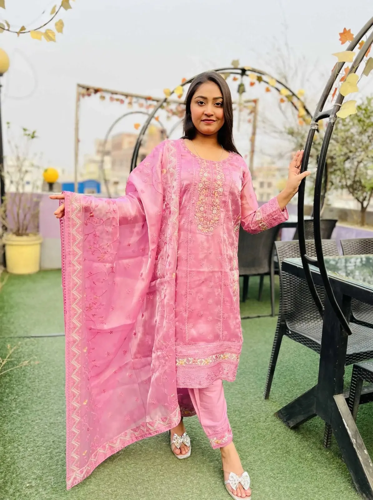 Premium Sequence Georgette Dress
