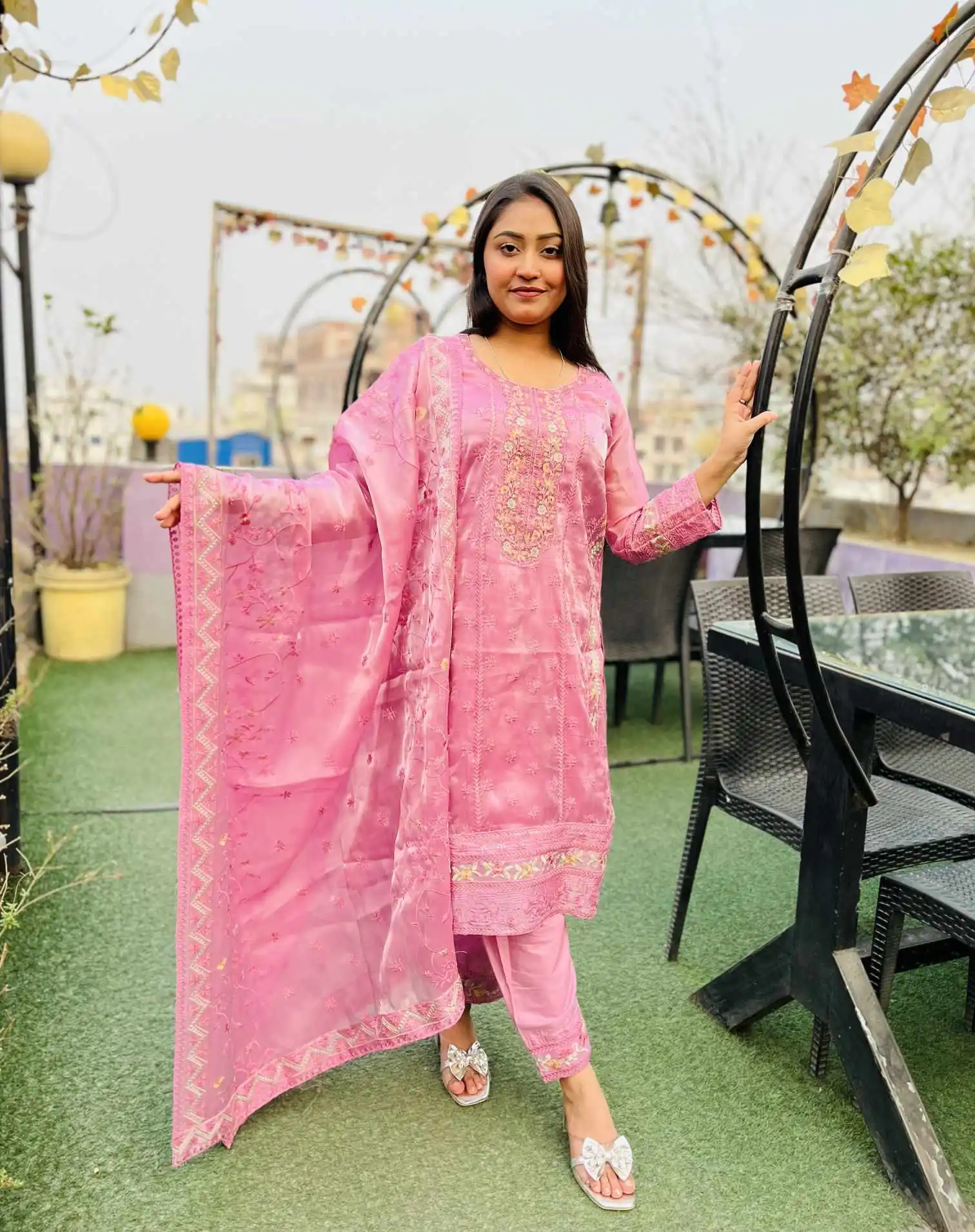 Premium Sequence Georgette Dress